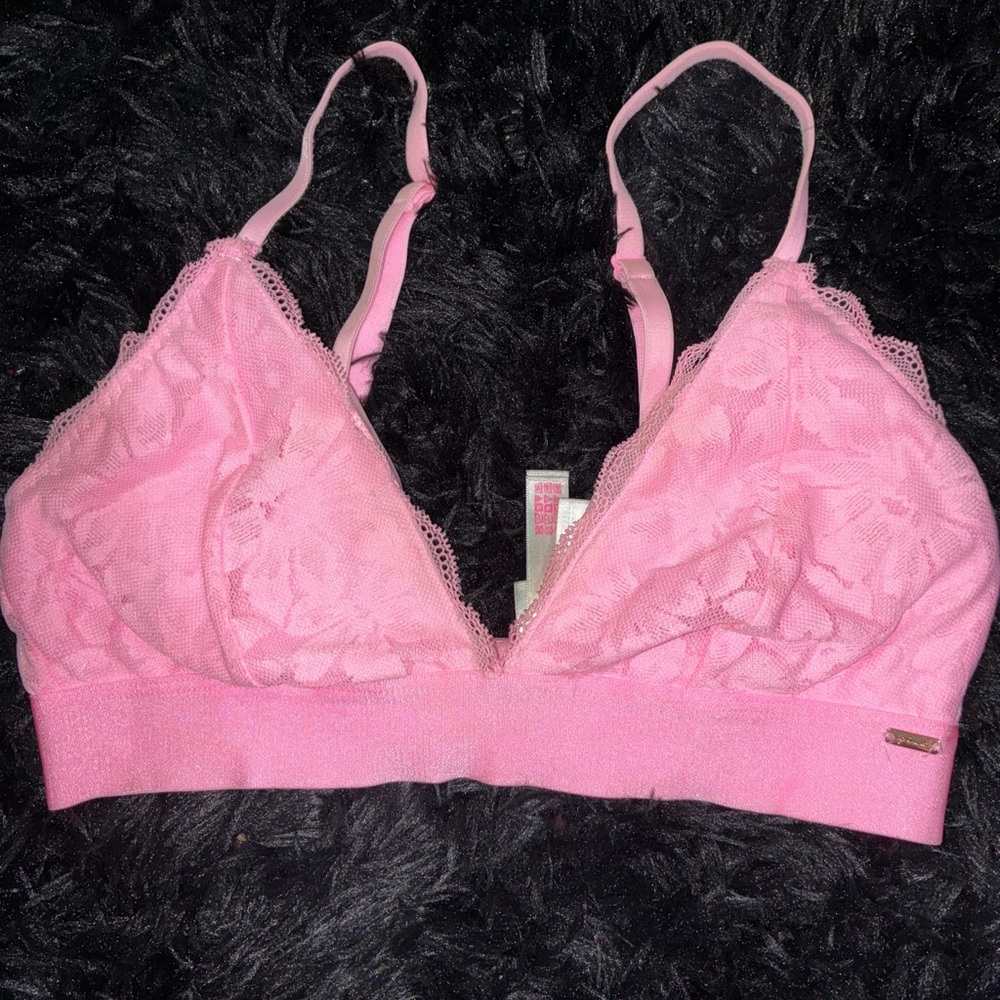 Pink Lace Bralette
